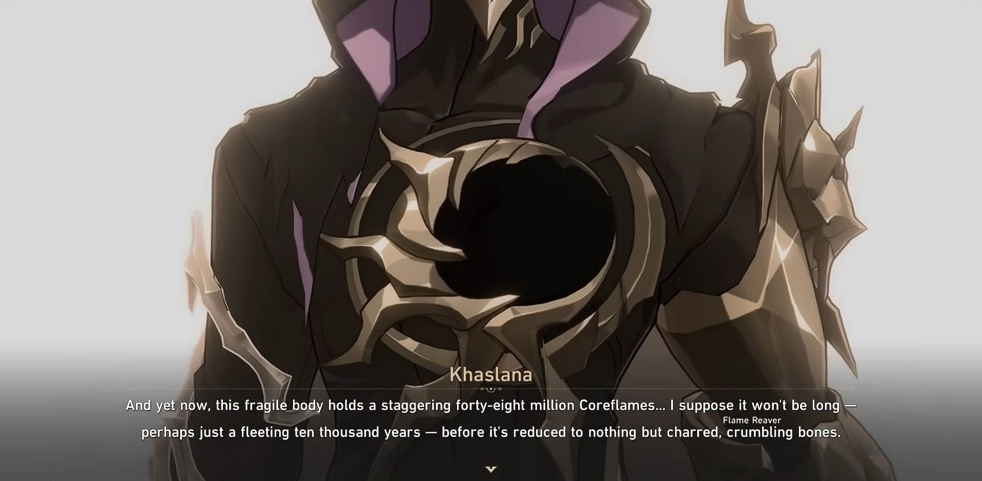 Khaslana deteriorates further with each cycle (Image via HoYoverse)